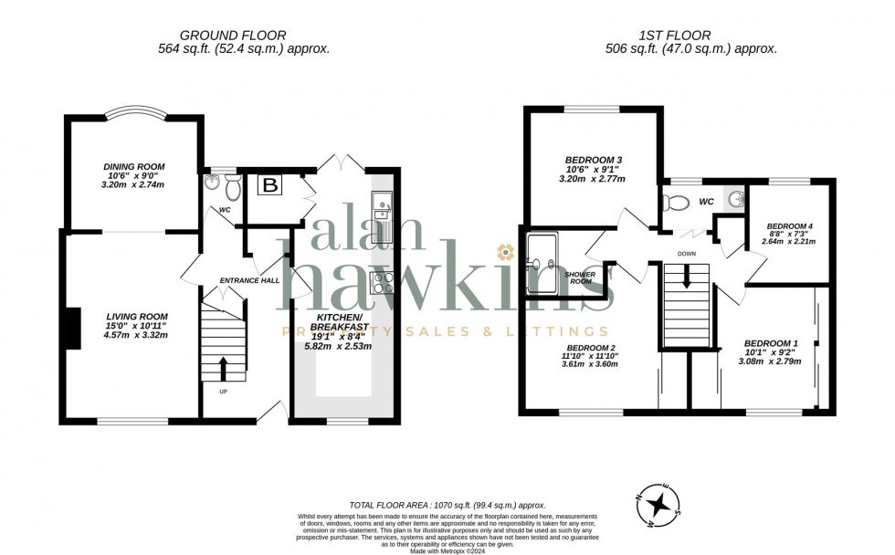 Floorplan for Lancaster Square, Lyneham SN15 4