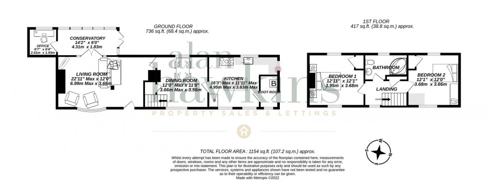 Floorplan for Broad Town Road, Broad Town SN4 7