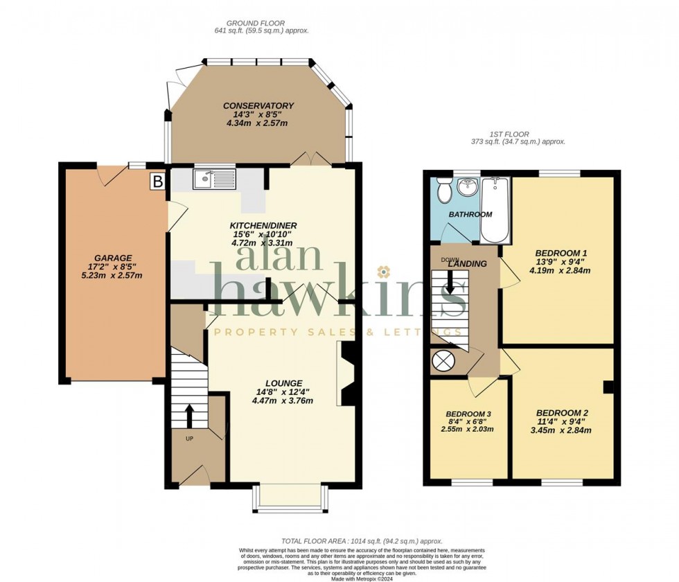 Floorplan for Middle Ground, Royal Wootton Bassett