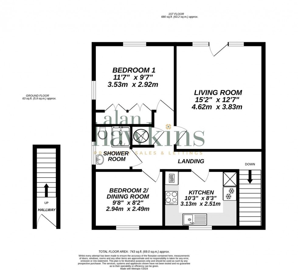 Floorplan for The Mulberrys, Royal Wootton Bassett