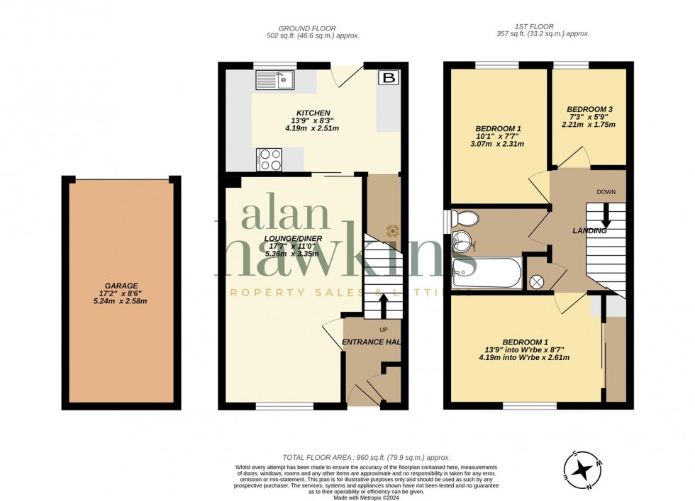 Floorplan for Pendennis Road, Freshbrook