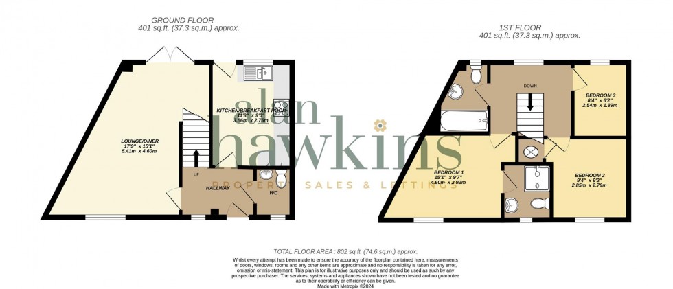 Floorplan for Sprats Barn Crescent, Royal Wootton Bassett SN4
