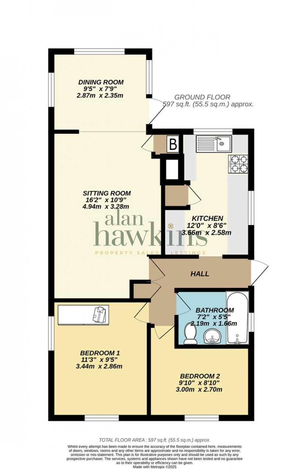 Floorplan for Bungalow Park, Bradenstoke SN15