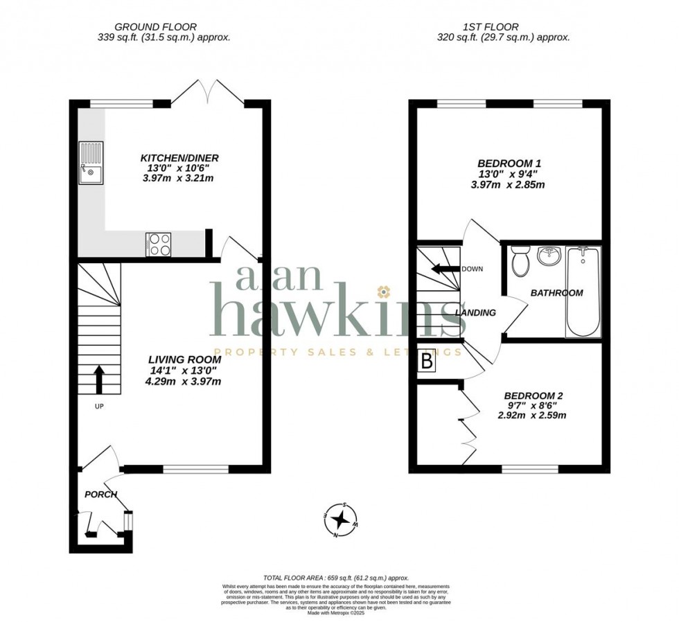 Floorplan for Lucerne Close, Royal Wootton Bassett SN4 7
