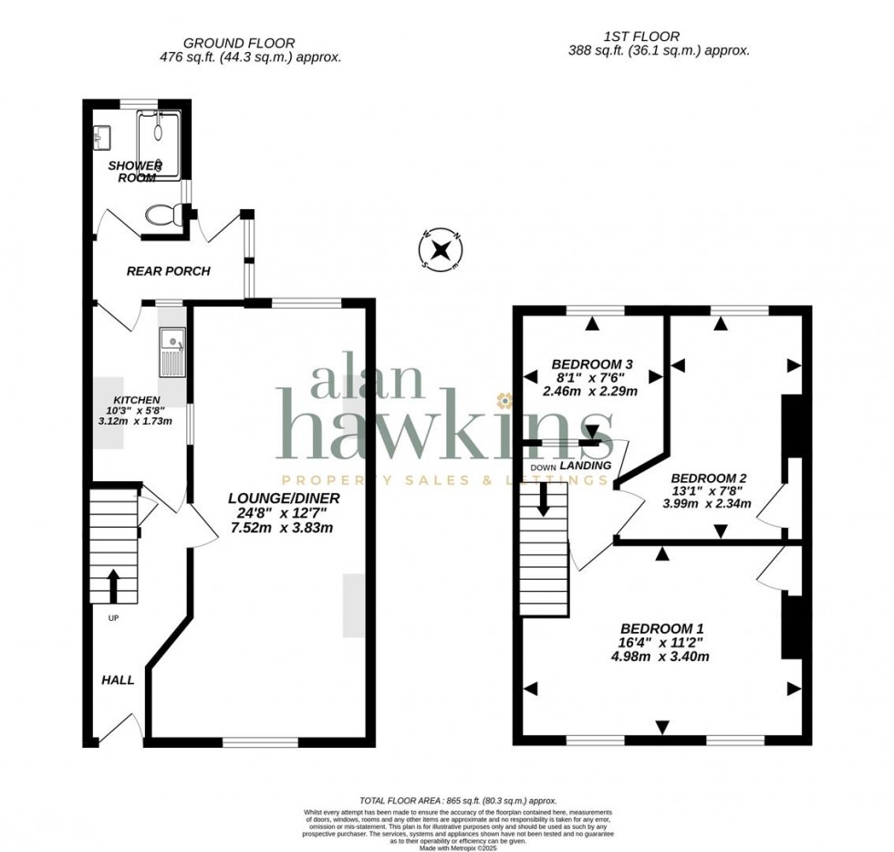 Floorplan for Beamans Lane, Royal Wootton Bassett SN4 7