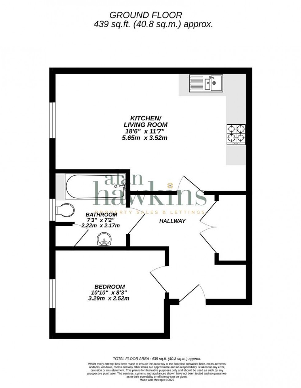 Floorplan for Cloatley Crescent, Royal Wootton Bassett SN4 7
