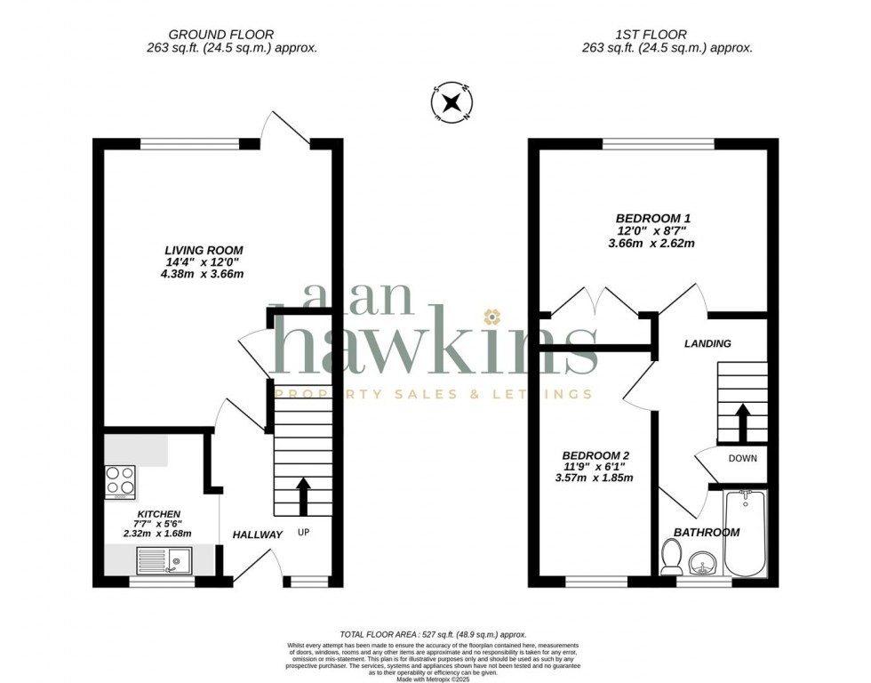 Floorplan for Longfellow Crescent, Royal Wootton Bassett SN4 8