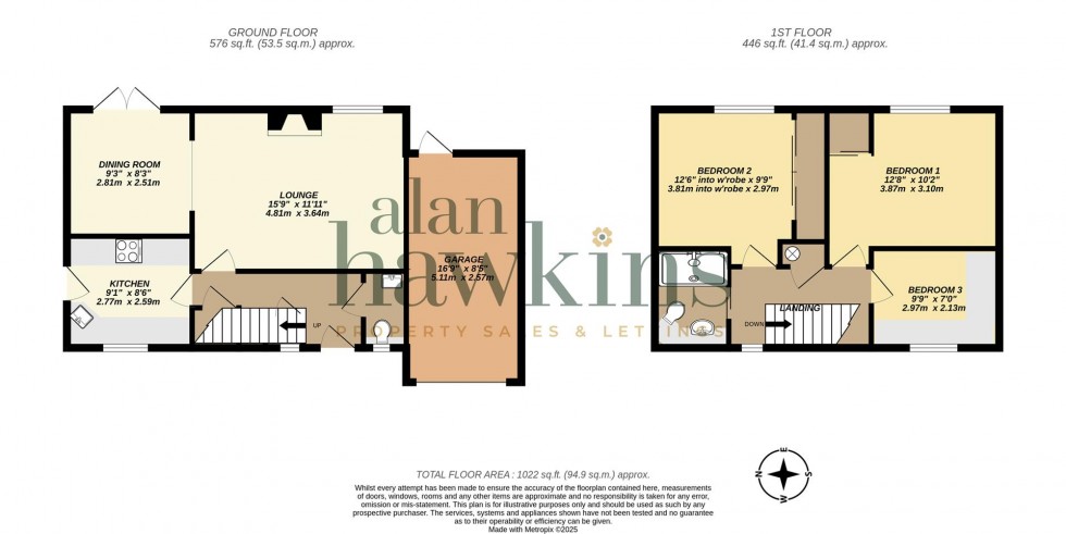 Floorplan for Garraways, Royal Wootton Bassett
