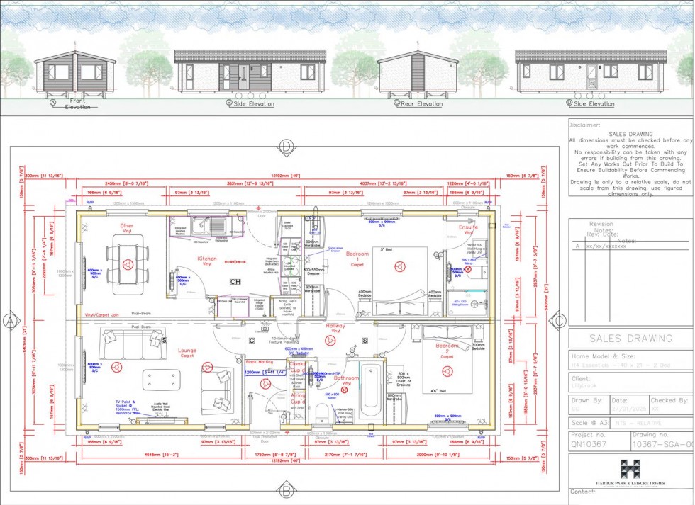 Floorplan for Lillybrook Estate, Lyneham, Chippenham