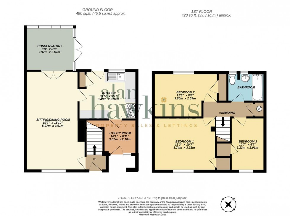 Floorplan for Britannia Crescent, Lyneham, Chippenham