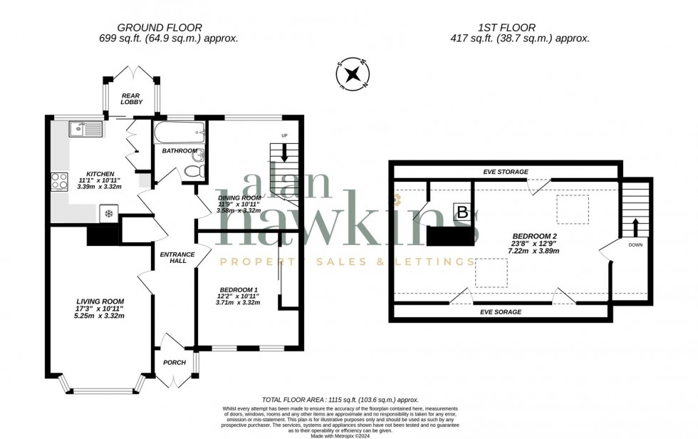 Floorplan for Vasterne Close, Purton SN5 4