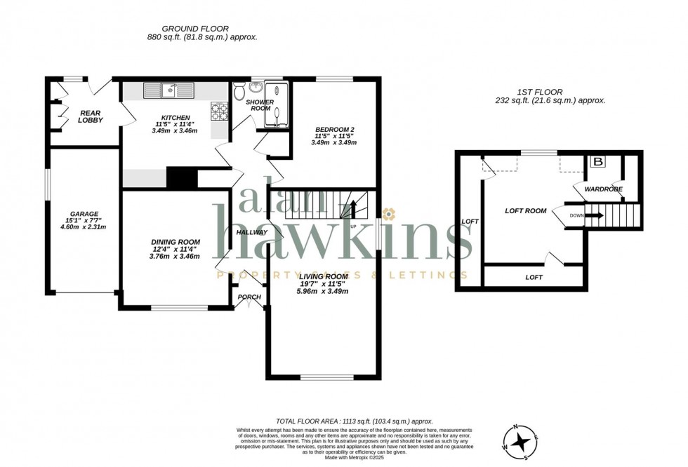 Floorplan for Miltons Way, Royal Wootton Bassett SN4 7