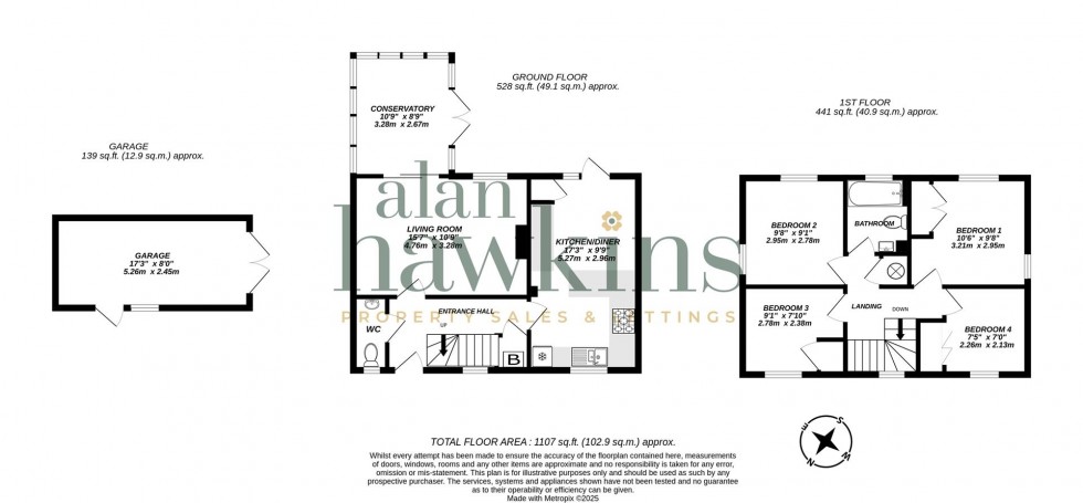 Floorplan for Lawrence Mead, Ramsbury, Marlborough