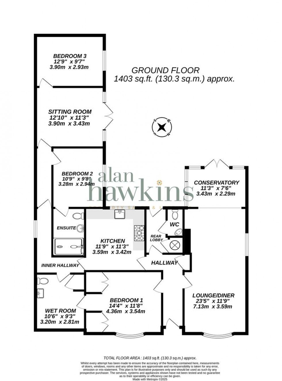 Floorplan for Rope Yard, Royal Wootton Bassett SN4 7