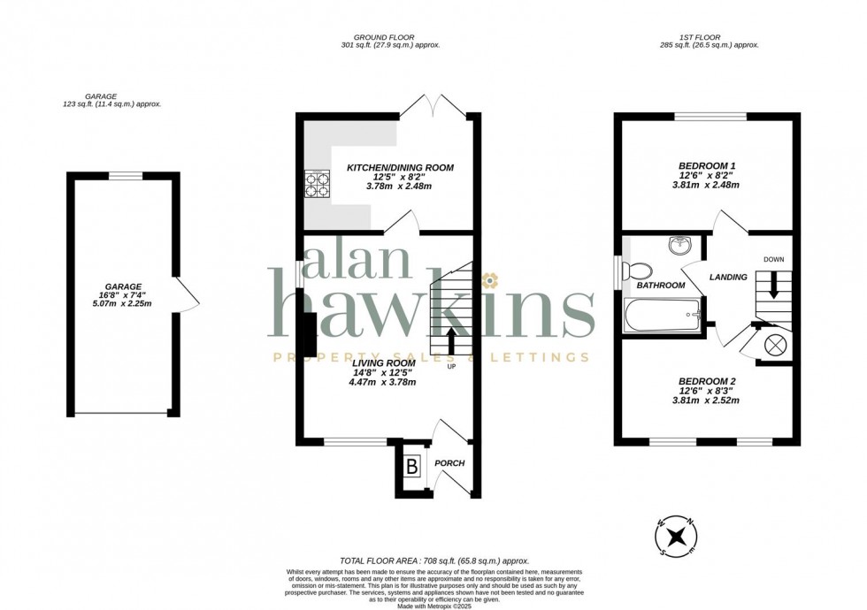 Floorplan for Victoria Drive, LynehamSN15 4