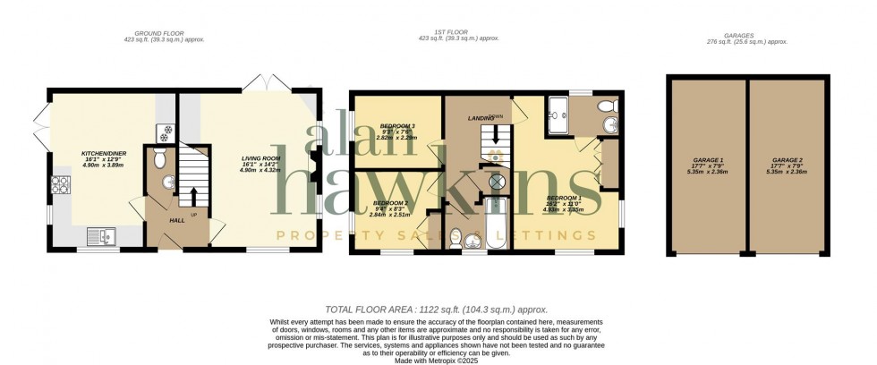 Floorplan for Crosstrees, Royal Wootton Bassett