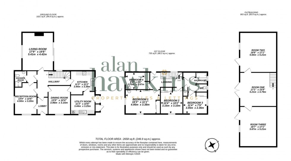 Floorplan for Clyffe Pypard, Swindon SN4 7