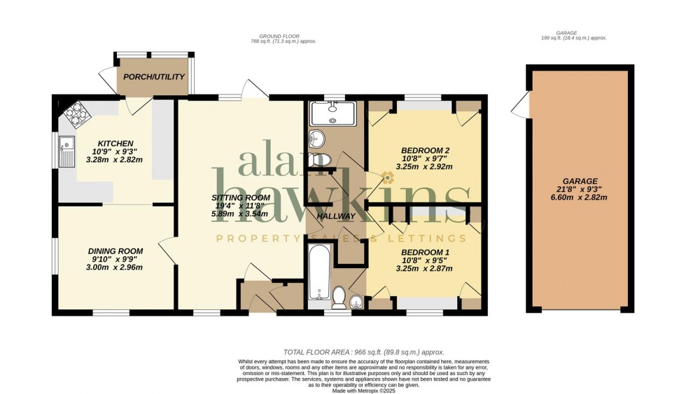 Floorplan for Lillybrook Estate, Lyneham
