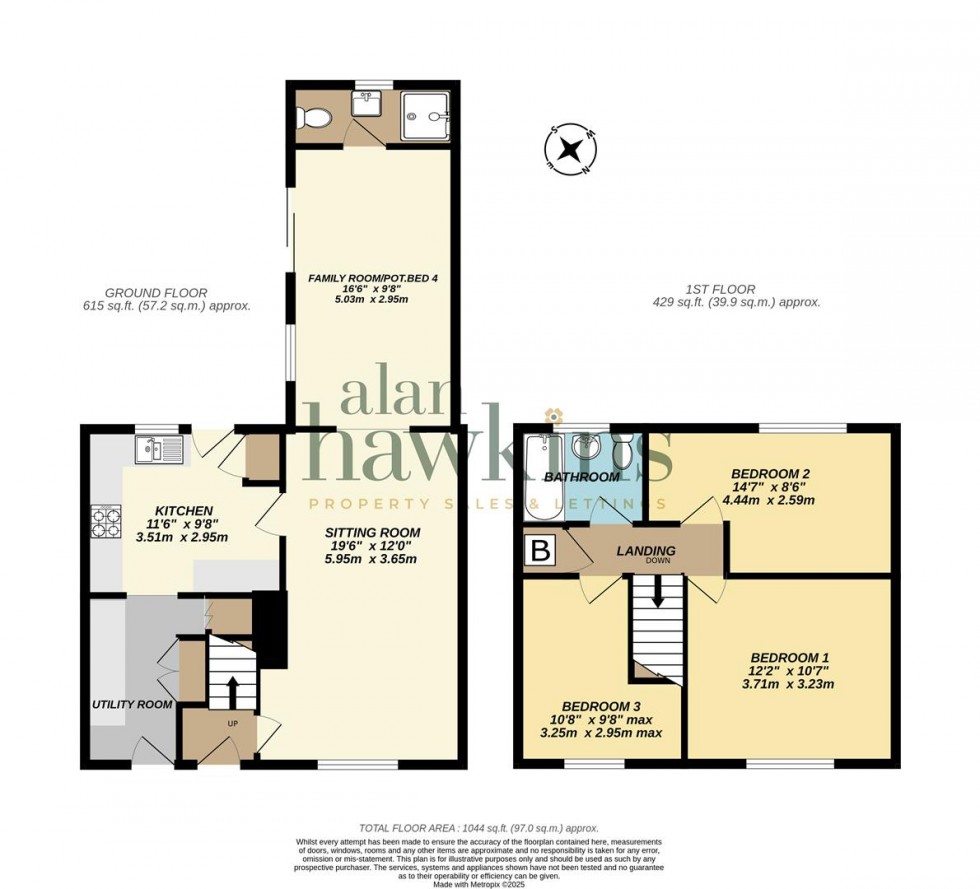 Floorplan for Britannia Crescent, Lyneham, Chippenham