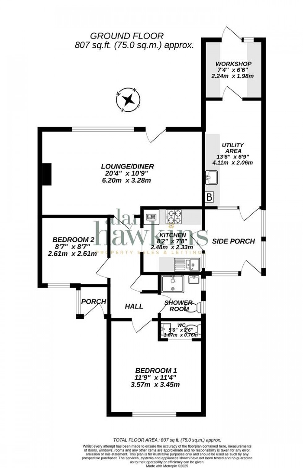 Floorplan for Noredown Way, Royal Wootton Bassett SN4 8