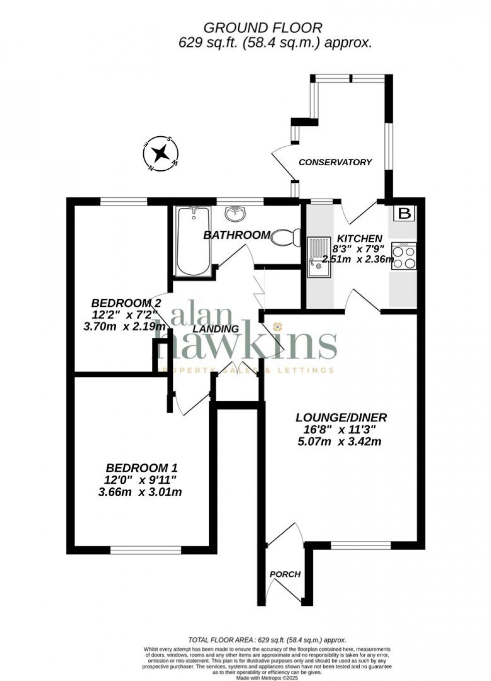 Floorplan for Farne Way, Royal Wootton Bassett
