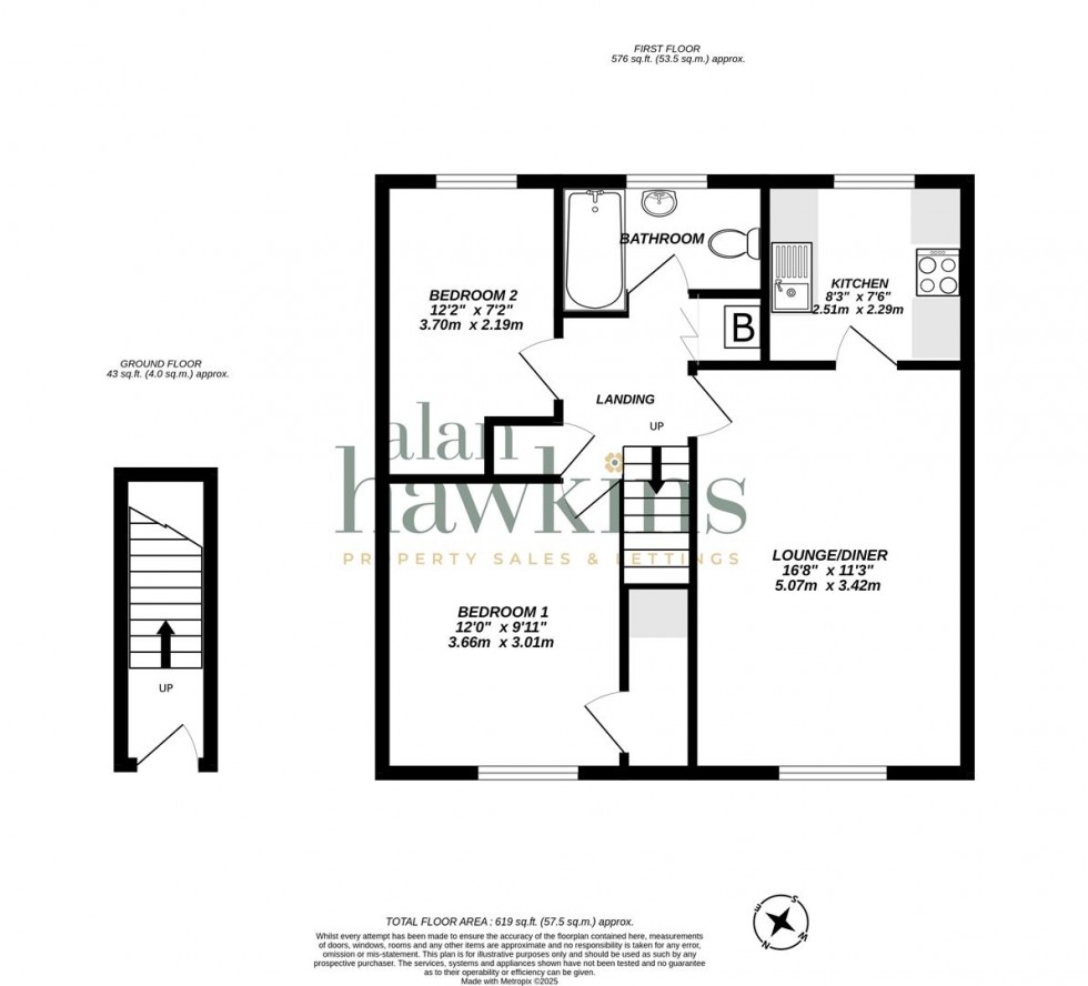 Floorplan for Farne Way, Royal Wootton Bassett