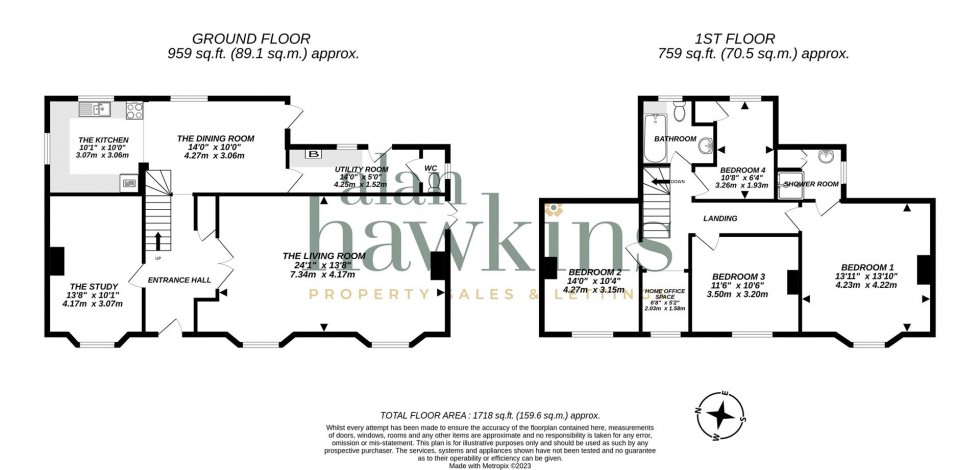 Floorplan for Marlborough Road, Royal Wootton Bassett.