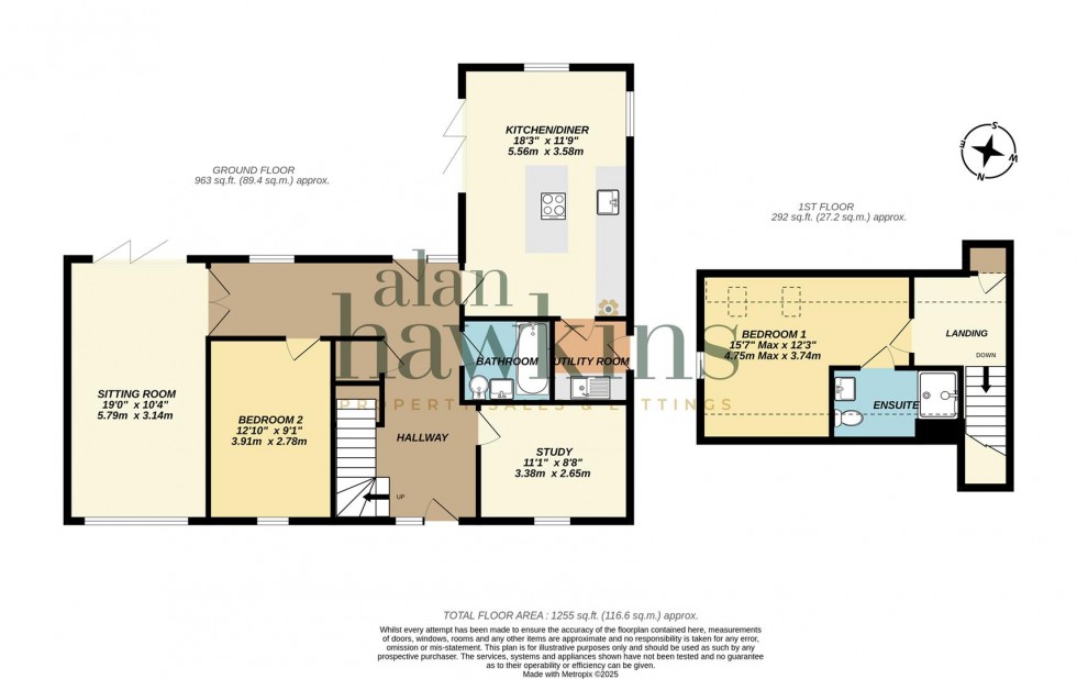 Floorplan for Old Orchard Close, Christian Malford, Chippenham