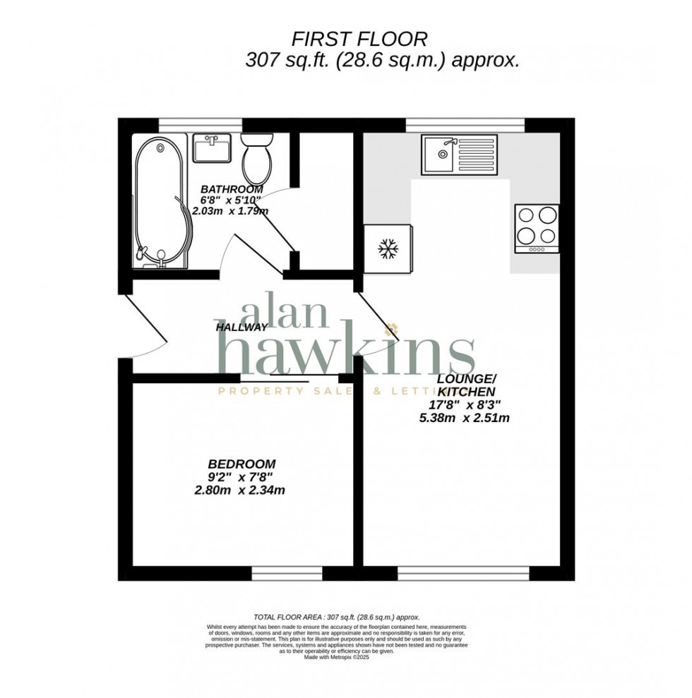 Floorplan for Hooks Hill Apartments, Purton
