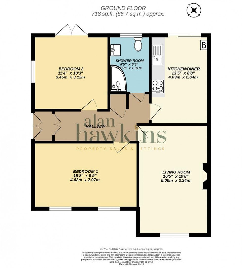 Floorplan for Deben Crescent, Swindon