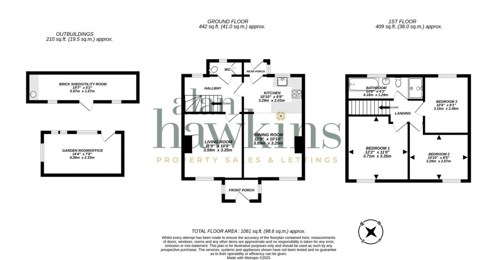 Floorplan for Church Street, Royal Wootton Bassett