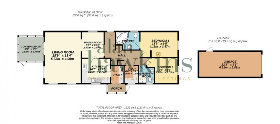 Floorplan for Lillybrook Estate, Lyneham, Chippenham