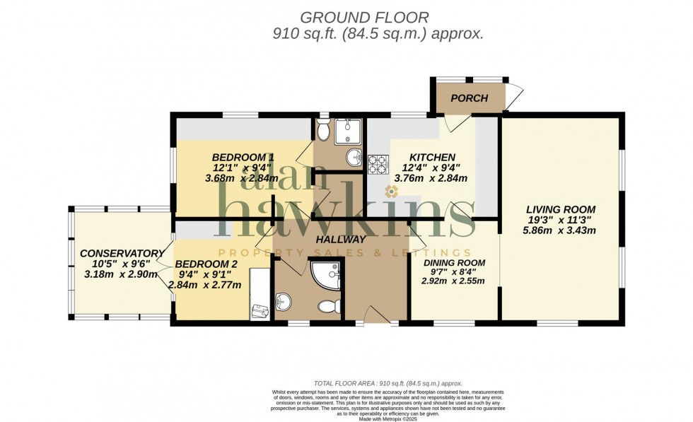 Floorplan for Lydiard Residential Park, Hook Street, Royal Wootton Bassett