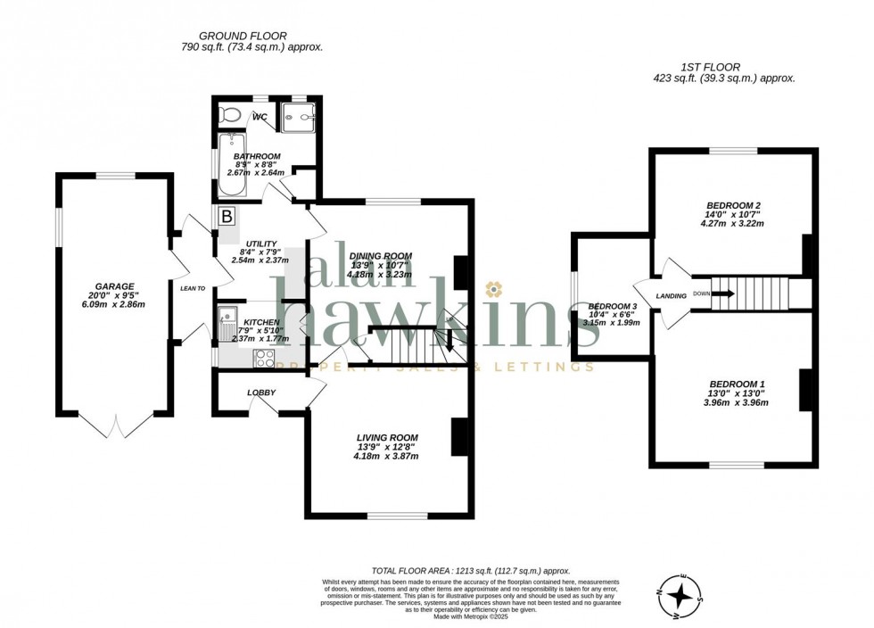 Floorplan for Compton  Road, Calne SN11 8