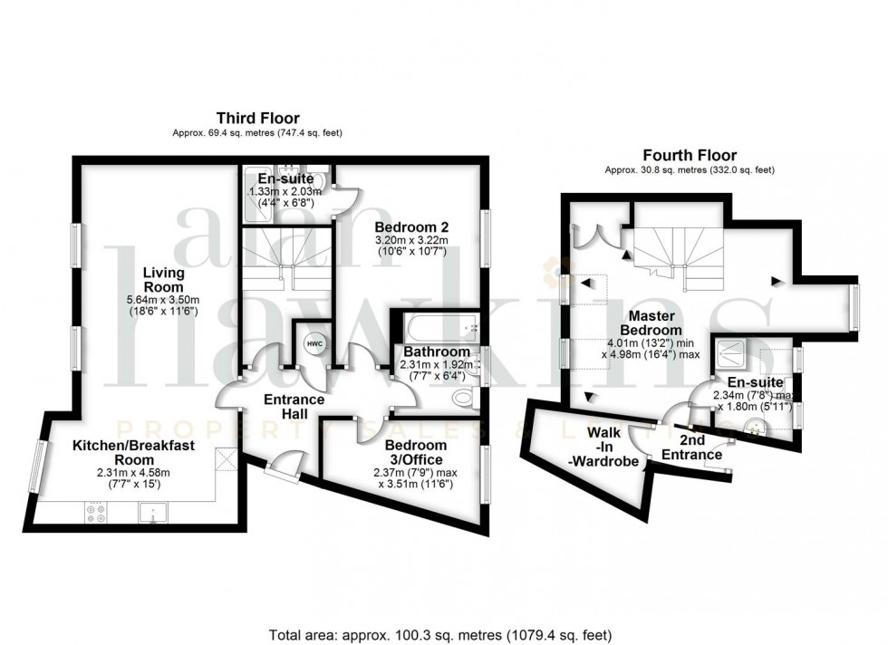 Floorplan for Marbeck Close, Redhouse, Swindon