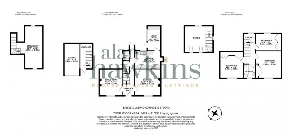 Floorplan for Wood Street, Royal Wootton Bassett SN4 7