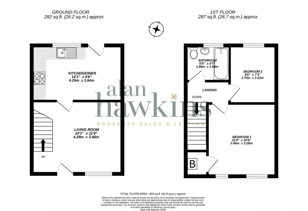 Floorplan for Orchard Mead, Royal Wootton Bassett