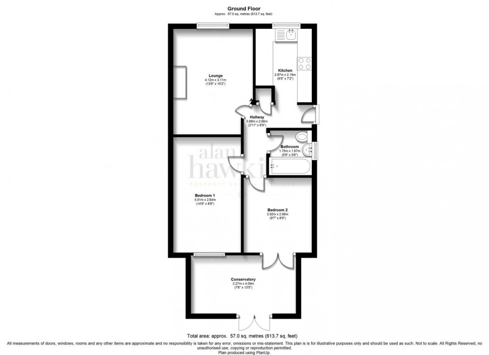 Floorplan for Swinburne Place, Royal Wootton Bassett