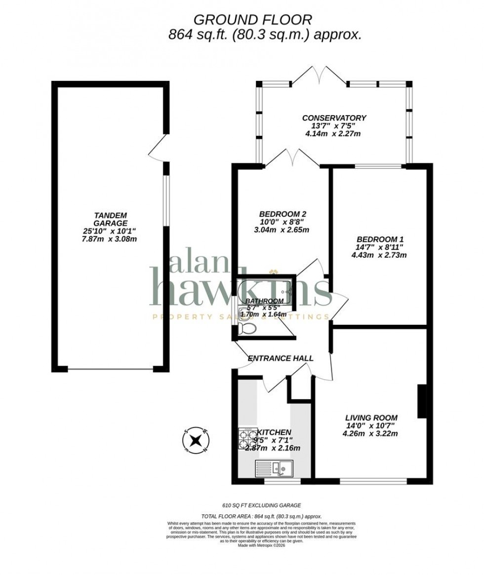 Floorplan for Swinburne Place, Royal Wootton Bassett