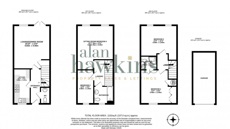 Floorplan for Daisy Brook, Royal Wootton Bassett