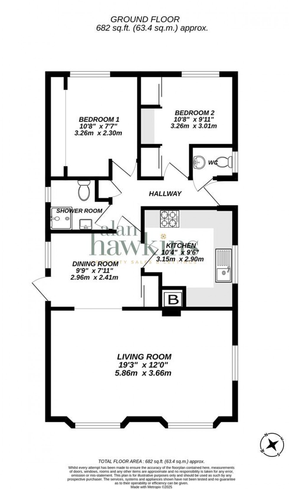 Floorplan for Rope Yard, Royal Wootton Bassett