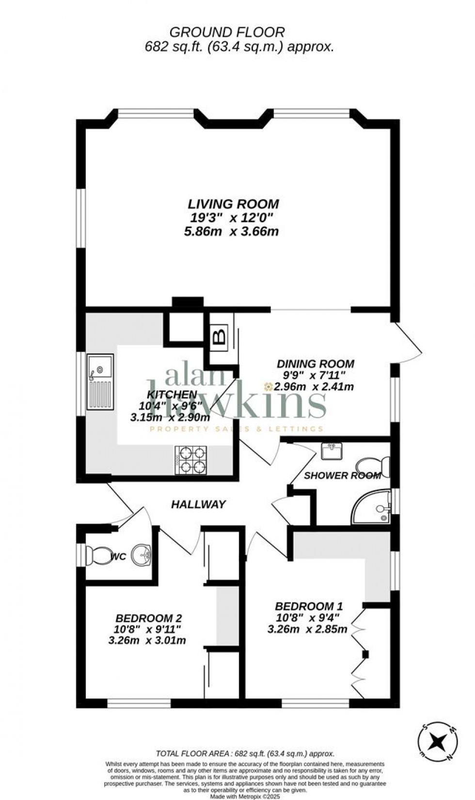Floorplan for Rope Yard, Royal Wootton Bassett SN4 7
