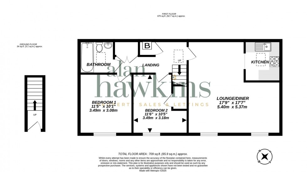 Floorplan for Beaufort Avenue, Royal Wootton Bassett