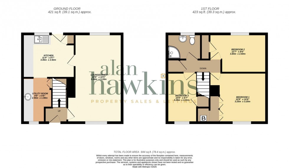 Floorplan for Preston Lane, Lyneham, Chippenham
