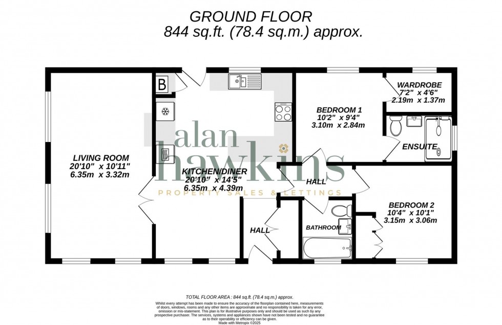 Floorplan for Lillybrook Estate, Lyneham, Chippenham
