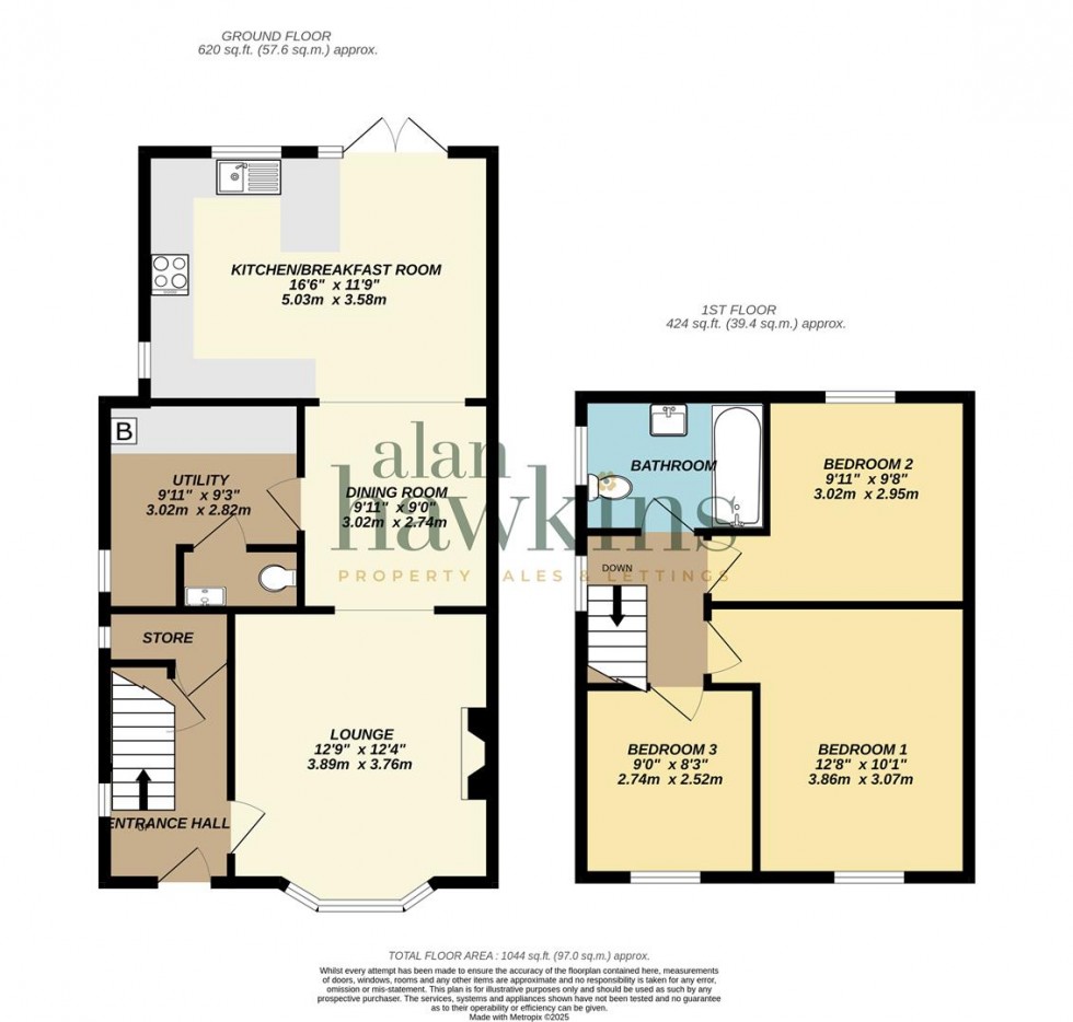 Floorplan for Longleaze, Royal Wootton Bassett