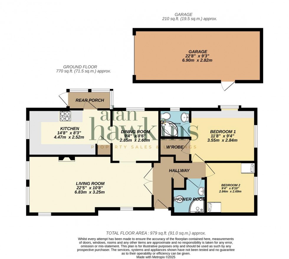 Floorplan for Lillybrook Estate, Lyneham