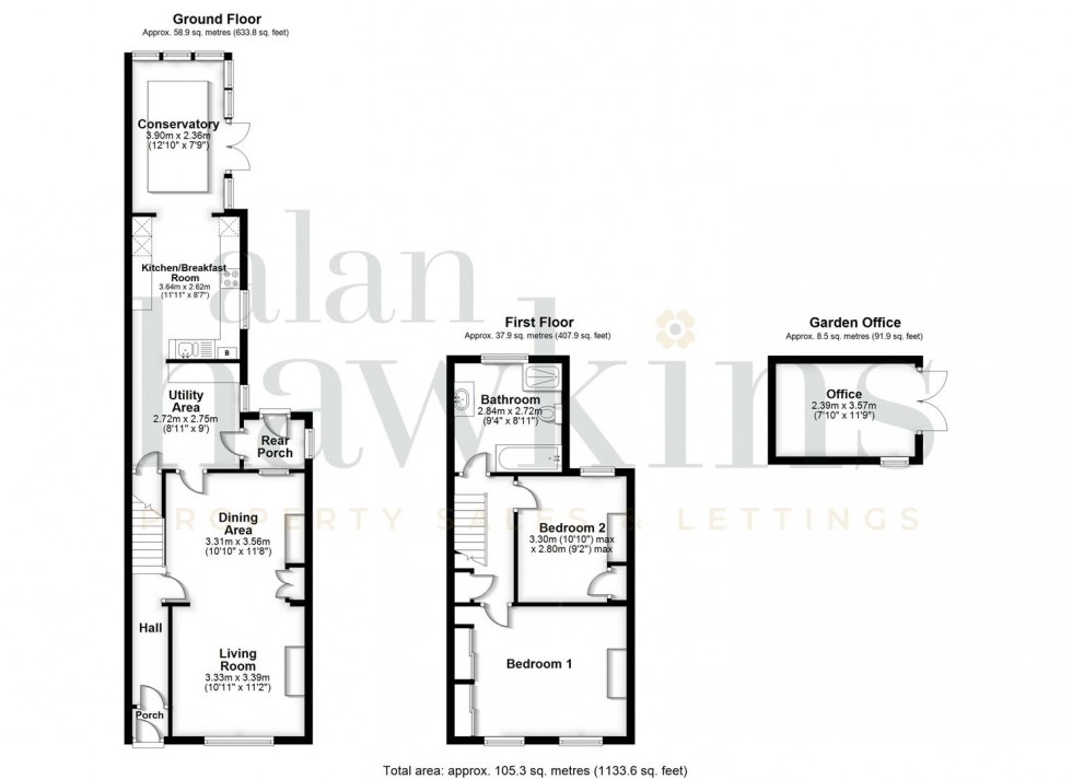 Floorplan for Restrop Road, Purton