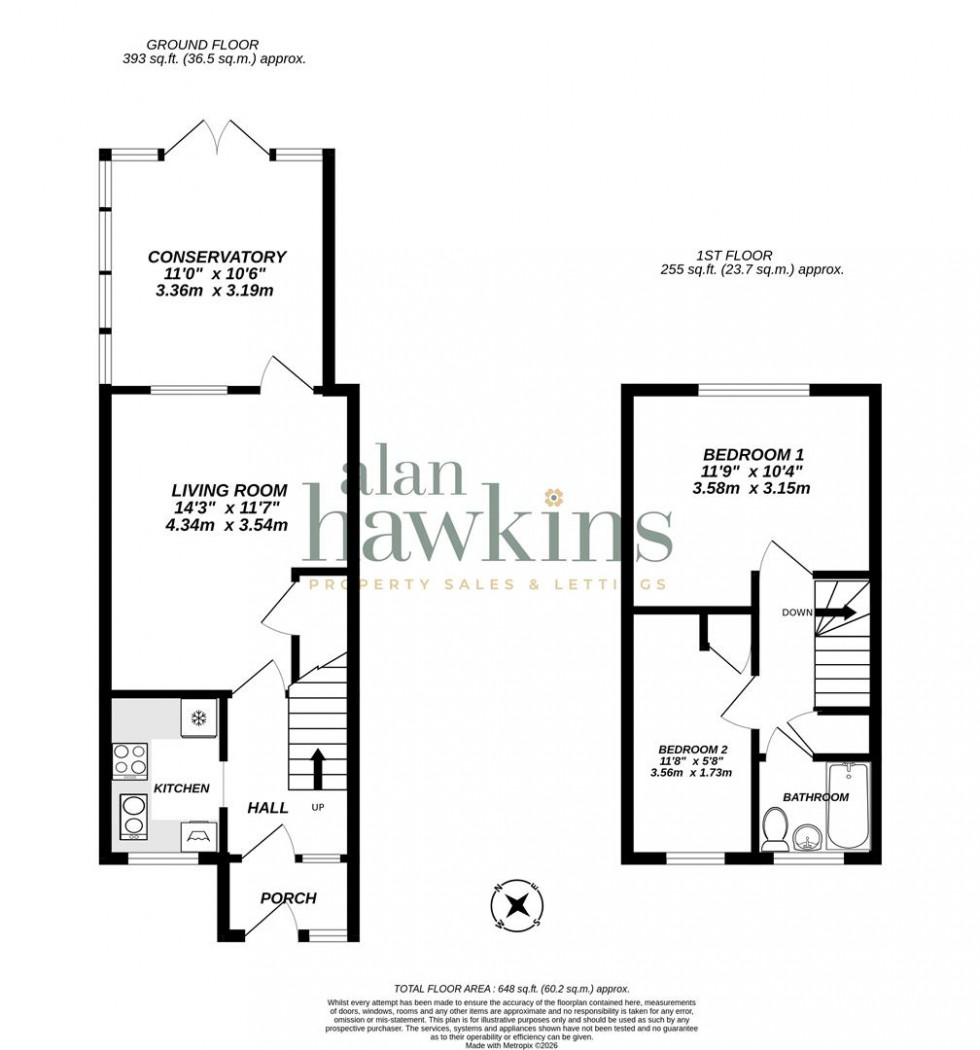 Floorplan for Betjeman Avenue, Royal Wootton Bassett