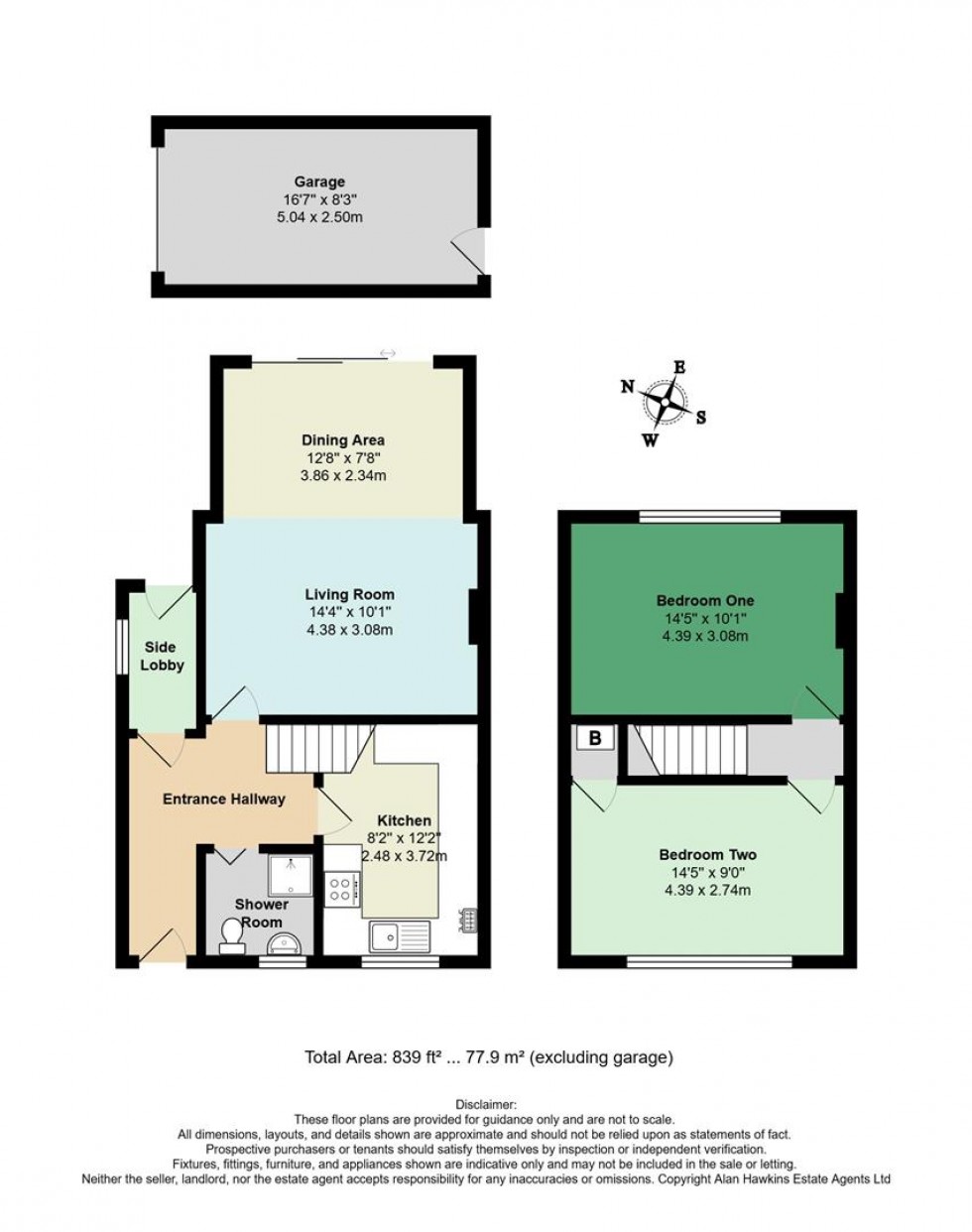 Floorplan for Shakespeare Road, Royal Wootton Bassett